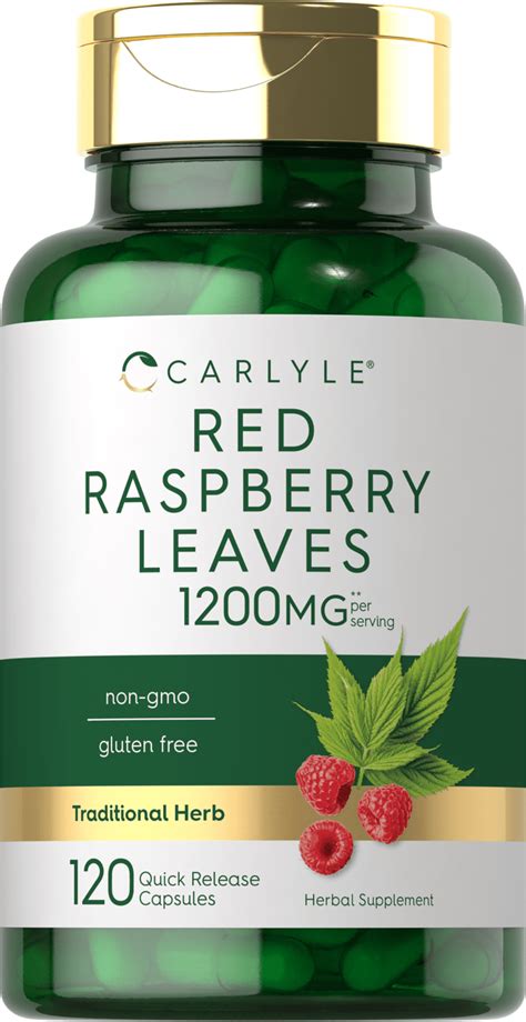 Carlyle Red Raspberry Leaf Capsules | 1200mg | 120 Count | India | Ubuy