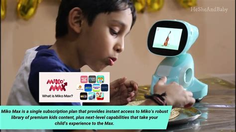 Miko 3 Robot Review | Unboxing Features & Review | HeSheaAndBaby - YouTube