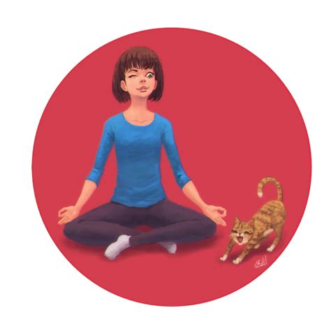 Meditation and a Cat by ElvisDavid on Newgrounds