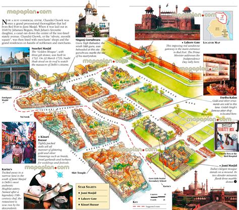 chandni chowk old delhi visitors 3d virtual interactive information plan download main points ...