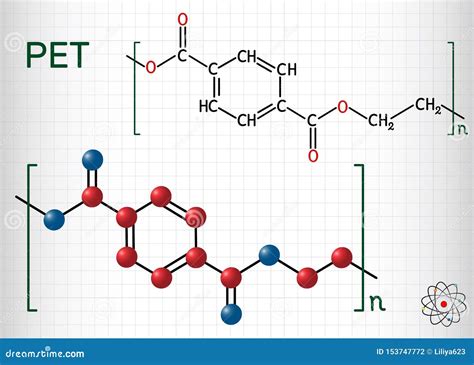 Polyethylene Terephthalate PET, PETE Polyester Plastic, Chemical ...