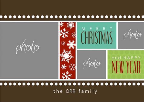 Free Photoshop Christmas Card Templates Images Photoshop within Christmas Photo Card Templates ...