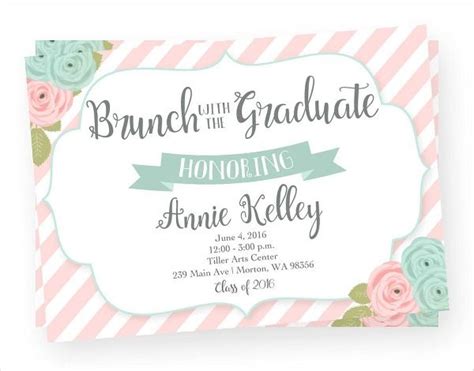 Graduation Lunch Invitation Wording | Graduation party planning, Lunch ...