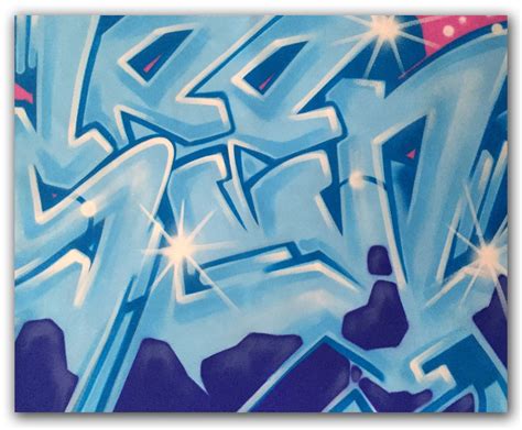 GRAFFITI ARTIST SEEN - "Wildstyle 18" Aerosol on Canvas | DirtyPilot