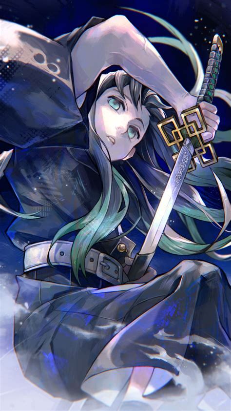 Muichiro Tokito Kimetsu no Yaiba | Ilustrasi komik, Gambar karakter, Animasi