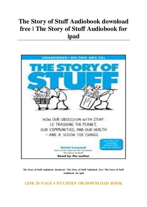 The Story of Stuff Audiobook download free | The Story of Stuff Audio…