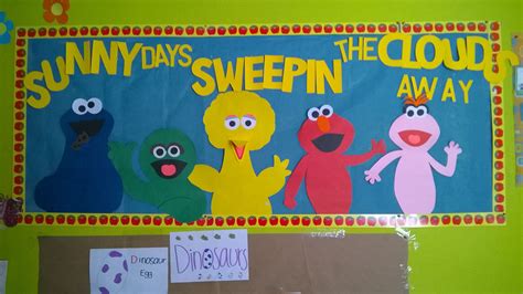 Sesame street bulletin board. | Infant Room CCN | Pinterest ... Daycare ...