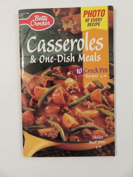 Free: Betty Crocker Casseroles & One-Dish Meals - Cookbooks - Listia ...