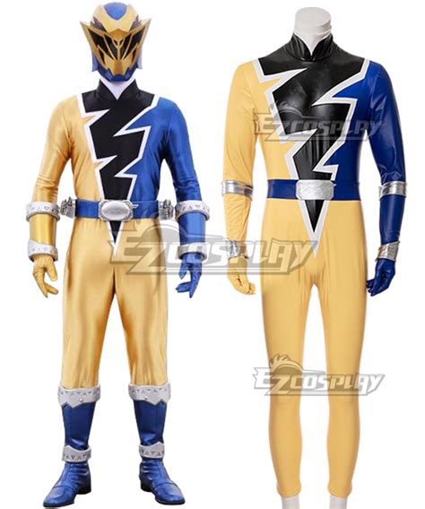 Power Rangers Dino Fury Gold Ranger Cosplay Costume