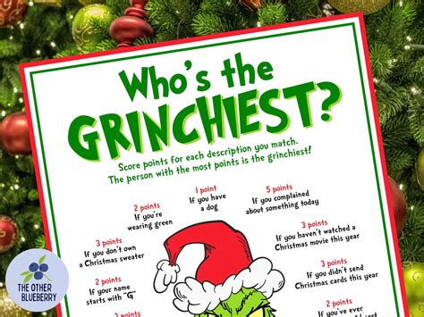 Grinch Game Bundle 5 Games Grinchmas Games Christmas - Etsy