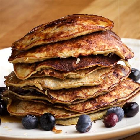 Blueberry Banana Pancakes Recipe by Maklano