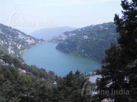 : Aerial View Nainital Lake - The Divine India