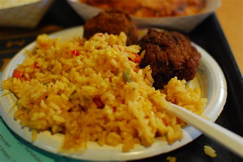 Dominican Republic: Rice w/ Vegetables, Eggplant Meatballs… | Flickr