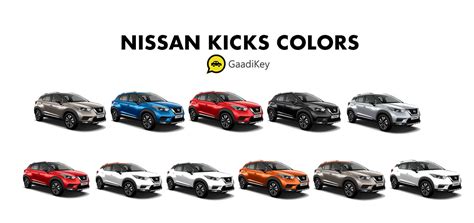 Nissan Kicks Colors (New SUV India Model) - 11 Colors - GaadiKey