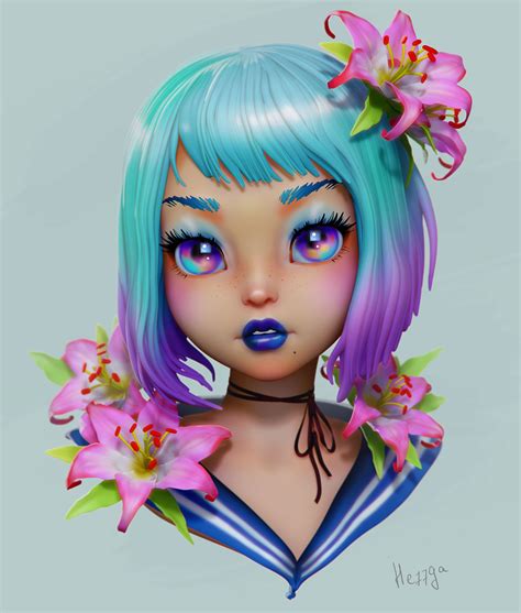 ArtStation - JGirl, Olya Anufrieva Character Modeling, 3d Character, Character Portraits, Pot ...