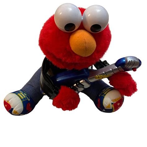 1998 Rock N Roll Elmo Guitar Sesame Street tested But Does Not Work