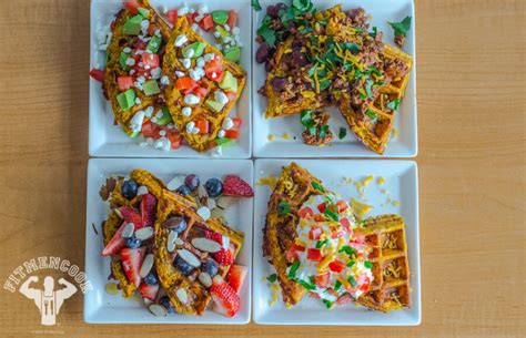 3-Ingredient Sweet Potato Waffles with Healthy & Creative Toppings ...