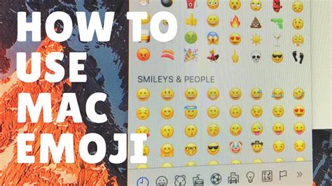 How to Use Mac Emoji - YouTube