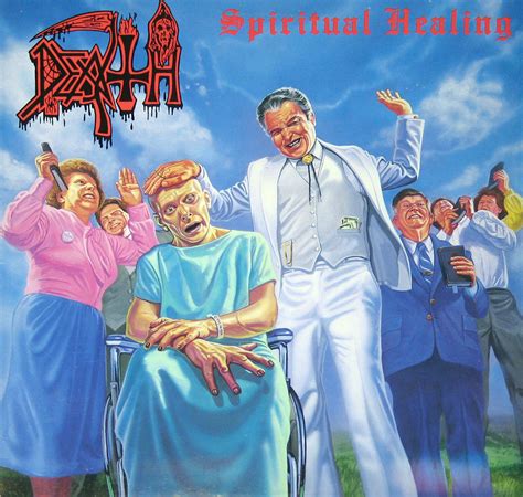 DEATH Spiritual Healing Album Cover Gallery & 12" Vinyl LP Discography Information #vinylrecords