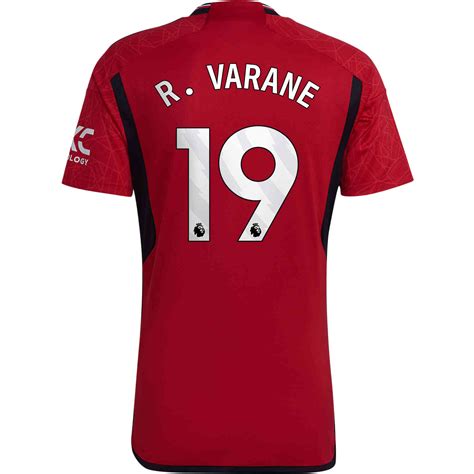 2023/24 Nike Raphael Varane Manchester United Home Jersey - SoccerPro