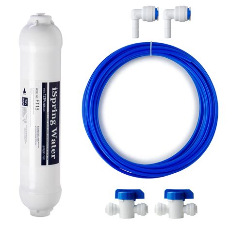 iSpring FT15INRF Universal Refrigerator Water Filter, Fridge Top Water Filter, 1-Stage
