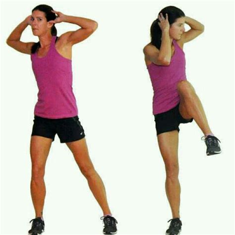 Standing Ab Crunches by Johanna P. - Exercise How-to - Skimble