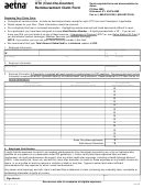 Fillable Reimbursement Claim Form - Humana printable pdf download