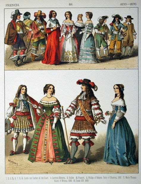 File:1600-1670 French. - 088 - Costumes of All Nations | historical ...