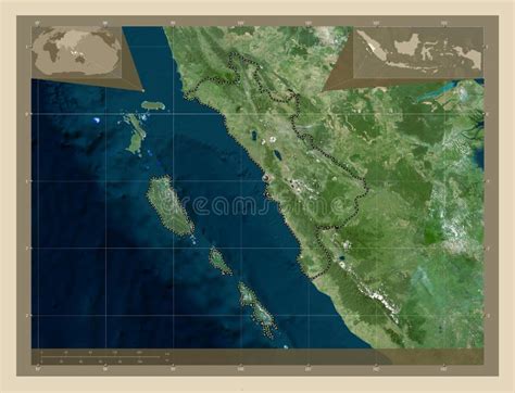 Sumatera Barat, Indonesia. High-res Satellite. Capital Stock Photo - Image of province ...