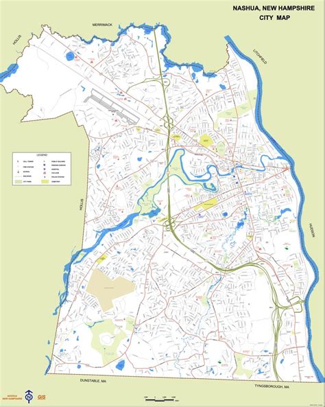 Nashua Street Map - Ontheworldmap.com