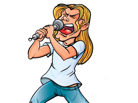 Rock Singer Cartoon illustration by Anton Brand on Dribbble