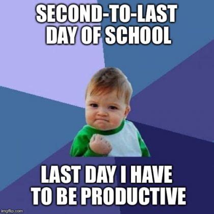 25 Best Memes About The Last Day Of School - SayingImages.com