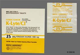 K-Lyte/CL Effervescent Tablets (Generic Potassium) - Prescriptiongiant