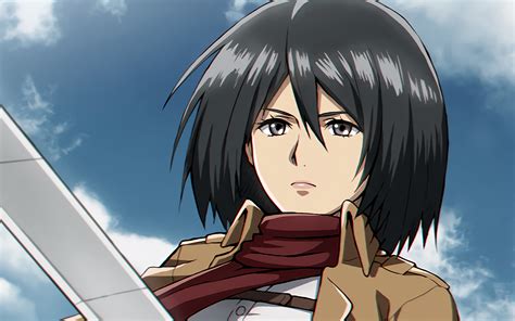 Download Mikasa Ackerman Attack On Titan Anime HD Wallpaper