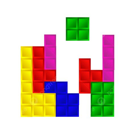 Tetris Game Clipart Hd PNG, Tetris Game Illustration, Tetris, Leisure ...