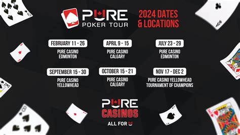 PURE Casino Edmonton - 24/7 Poker Calendar