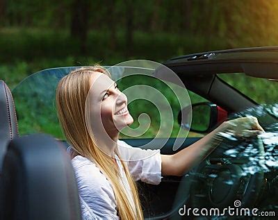 Young Woman Driving A Sports Car Stock Photography - Image: 34624622