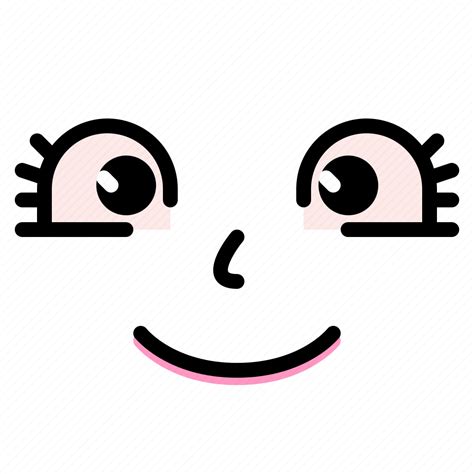 Eyes, smiling, cartoon, face, happy, joyful, emoticon icon - Download on Iconfinder