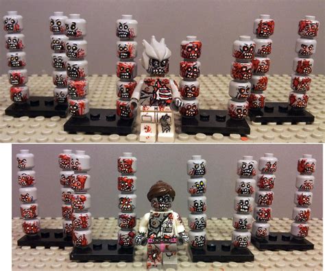 zombie heads lego by doodd on DeviantArt