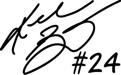 Kobe Bryant Autograph #24 VINYL DECAL LA Lakers, Basketball, NBA, GOAT ...