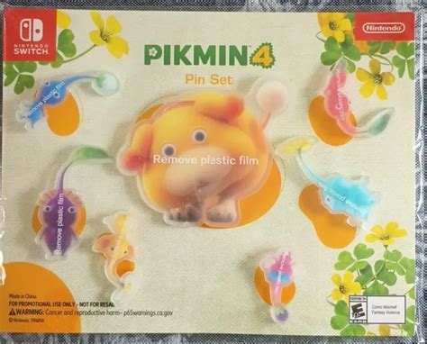 PIKMIN 4 PIN Set New Nintendo Switch Exclusive FREE SHIPPING No Game $54.99 - PicClick