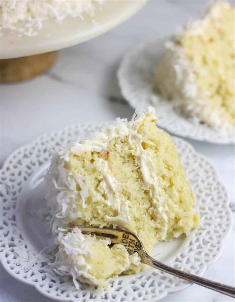 The Best Coconut Cake With Icing Ever! (Easy + Moist)