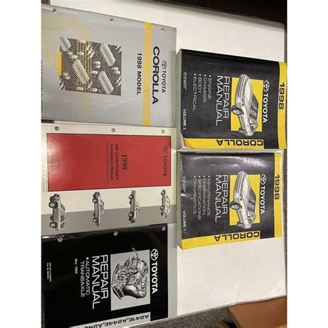 Other | 1998 Toyota Corolla Service Repair Shop Manual Factory Set W ...