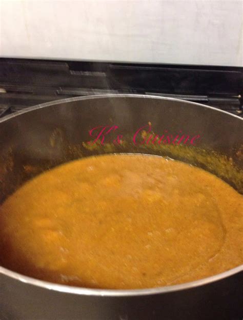 Ogbono Soup (How to make Ogbono soup - Apon) - K's Cuisine