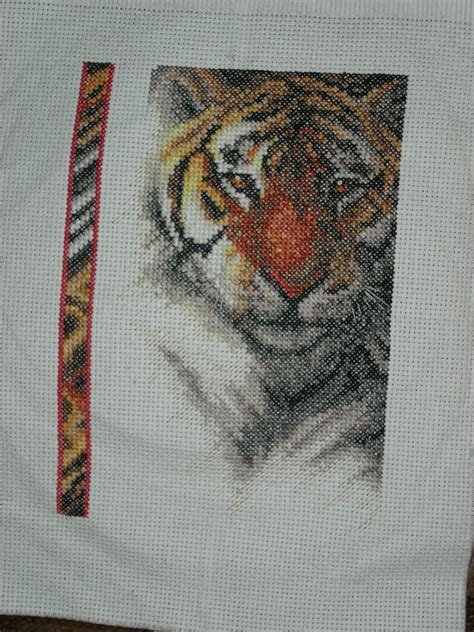 Tiger Cross-Stitch by missdusk on DeviantArt