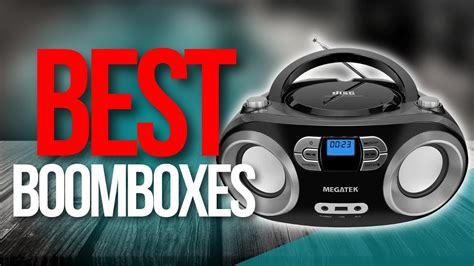 📌 Top 5 Best Boomboxes | Boomboxes review - YouTube