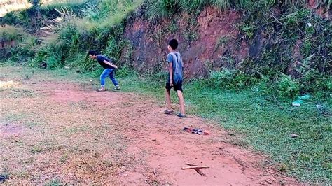 Nepali National game dandi biyo playing by | Nepal ko National Game Rural Nepal - YouTube