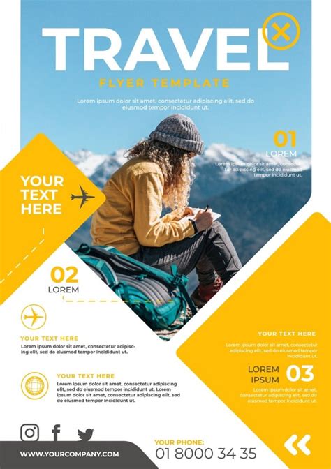 Free Travel Flyer to design and download