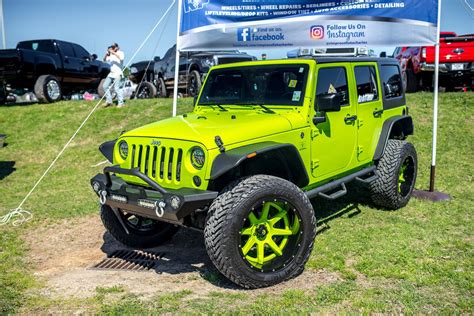 Completely Reworked Neon Green Jeep Wrangler Unlimited by Fuel Off-road Green Jeep Wrangler ...