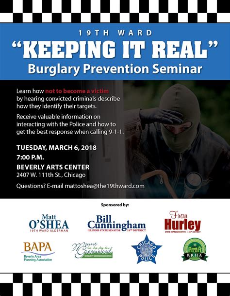 Burglary Prevention Seminar - 19th Ward Online